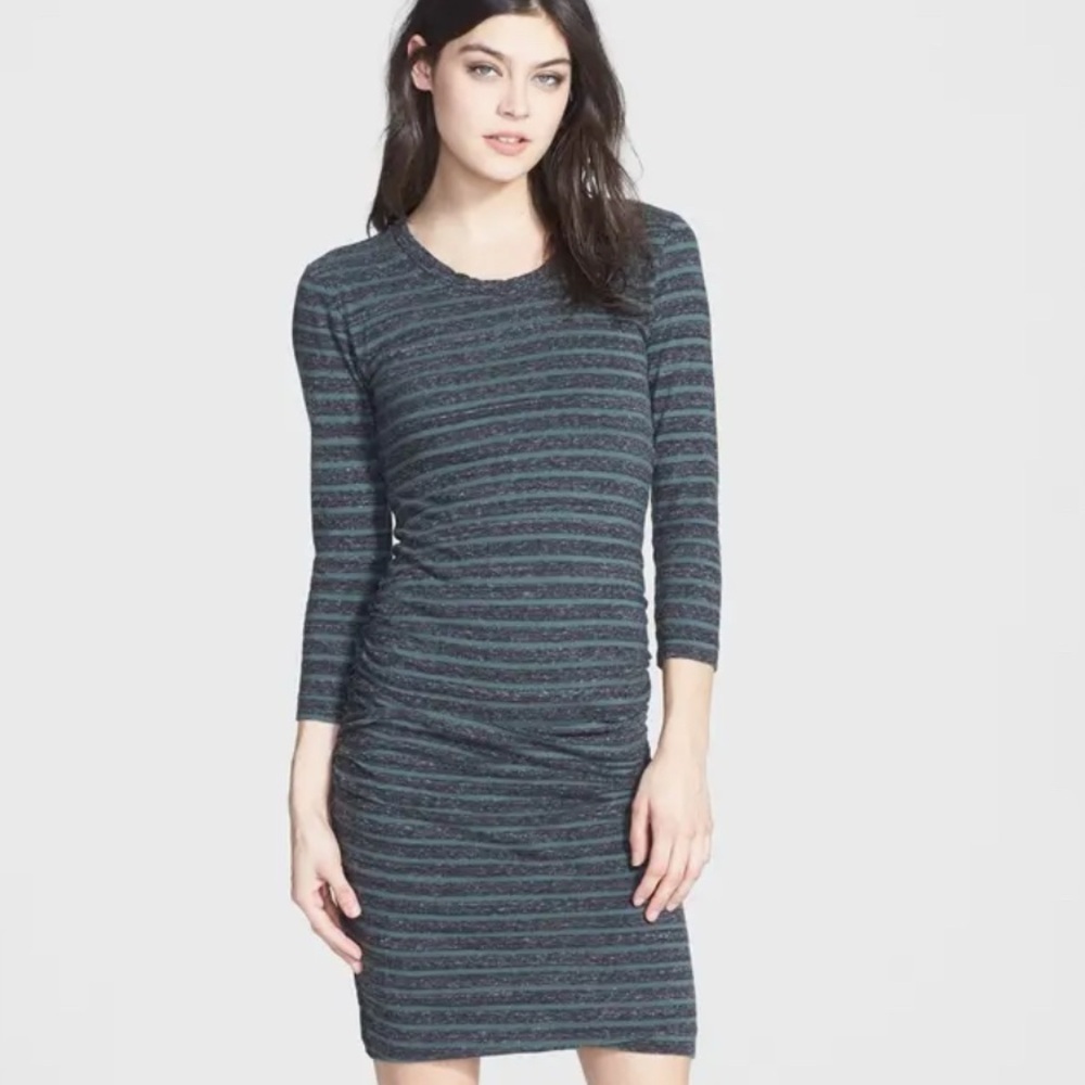 James Perse Stripe Crewneck Dress Size XS